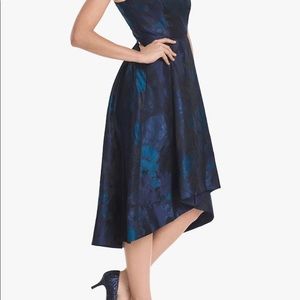 NWT WHBM Sleeveless Jacquard Fit & Flare Dress